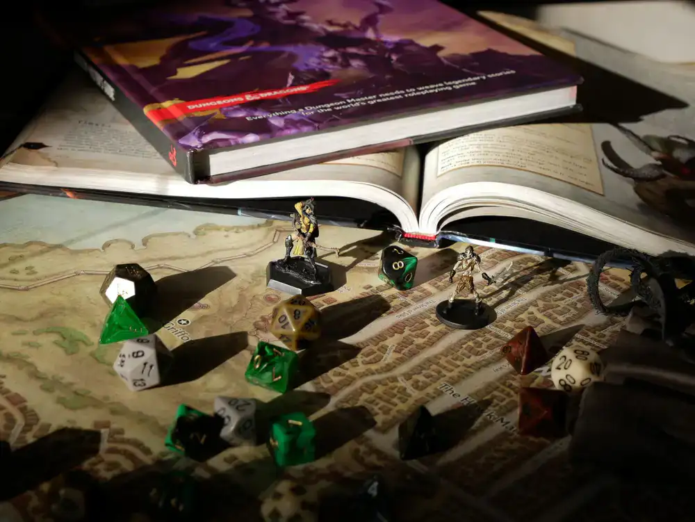 D&D campaign game table